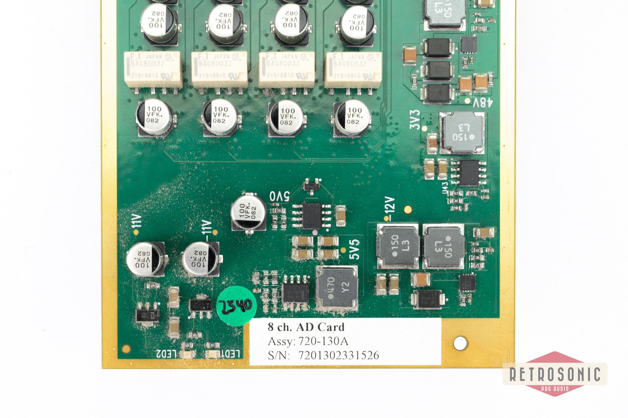 Avid Pro Tools | MTRX 8 Line Pristine AD Card